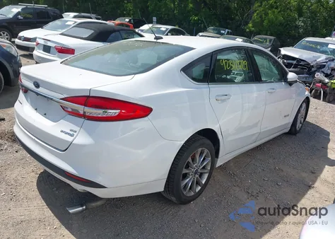 2017 Ford Fusion Hybrid Se из США, поврежденный, VIN 3FA6P0LUXHR317936